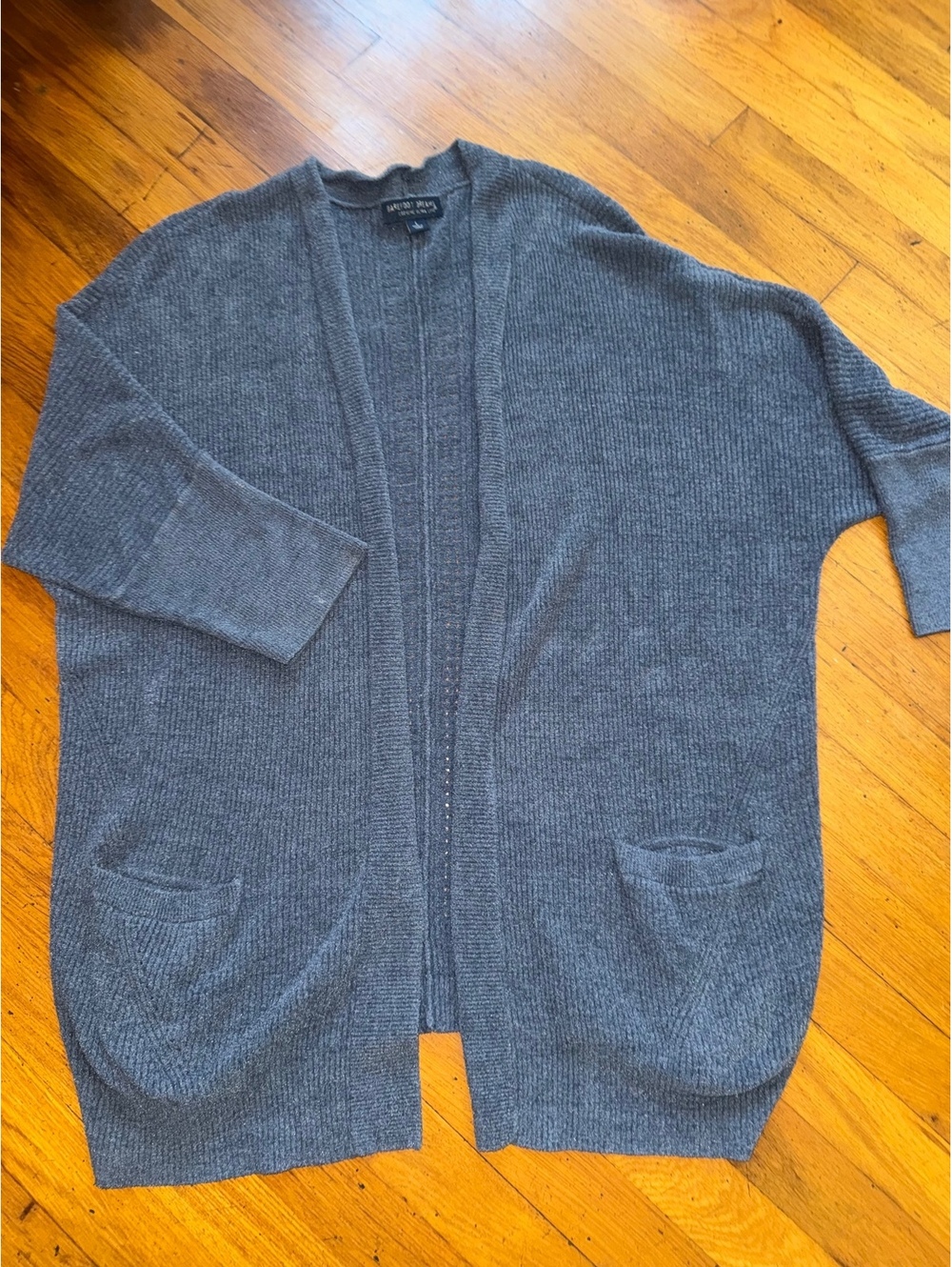 EUC NWOT Barefoot Dreams Cozychic Blue Open Front Cardigan Sweater